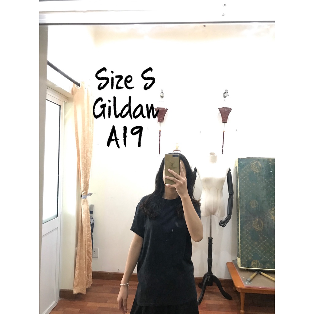 Áo thun/phông Mỹ màu đen trơn hàng 2hand đủ size, đủ màu họa tiết bắt mắt độ mới cao giá siêu rẻ A19