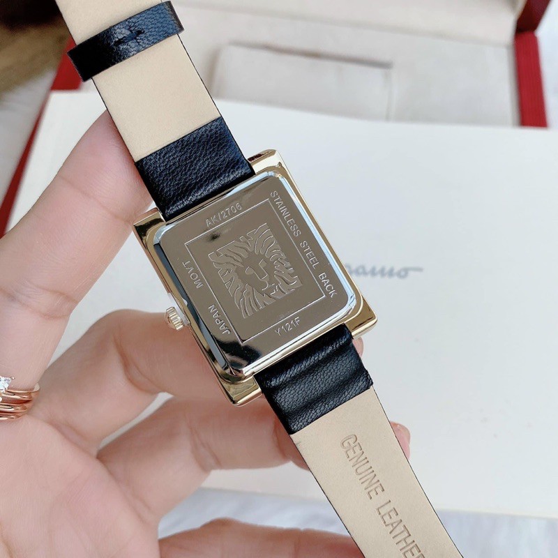 Đồng hồ ANNE KLEIN model AK/2706CHBK dây da dành cho nữ