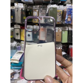 Ốp lưng iphone 12 mini (5.4) dẻo trong viền màu