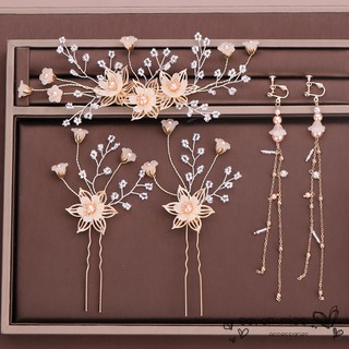 Seven Miss Kẹp Tóc Hình Hoa Đính Ngọc Trai Nhân Tạo Thời Trang