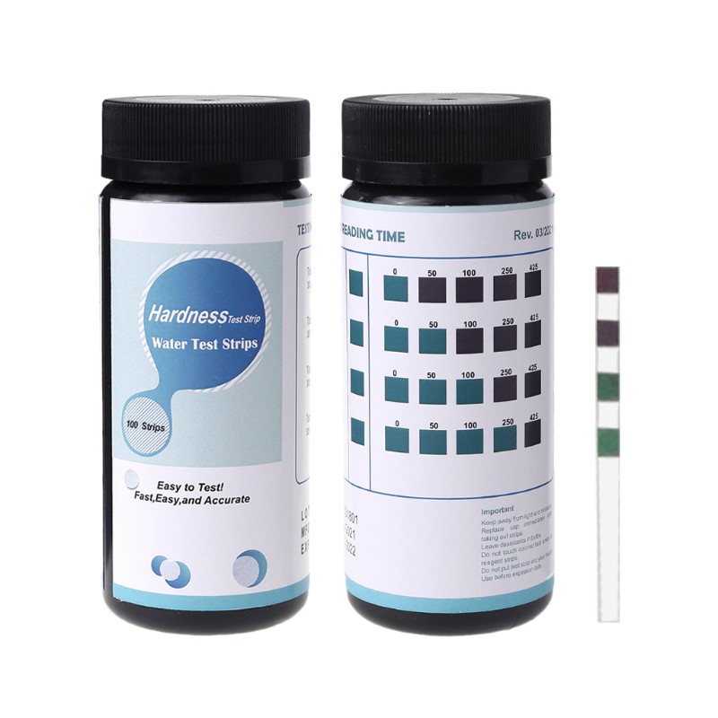 kiss Best Water Hardness Test Strips Reliable Item for Testing Water Quality of Pool, Spa, Aquarium, Drinking Water and Well