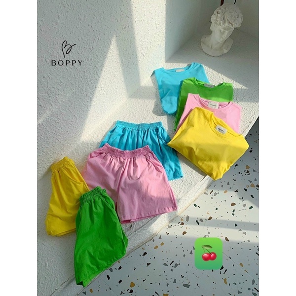 (Mẫu mới) Bộ đồ quần áo phông unisex thể thao nhiều màu tay lỡ basic đơn giản form rộng☘️☘️☘️Ng alohashop91