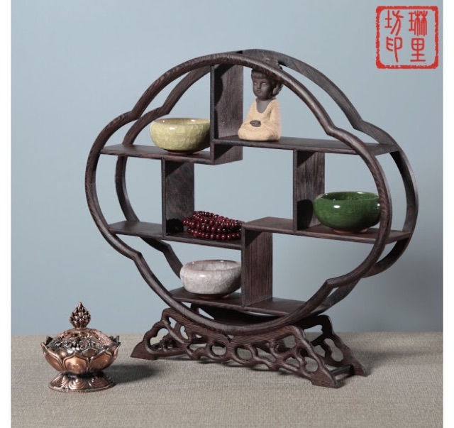 Kệ gỗ mini để tượng trang trí độc đáo tphcm