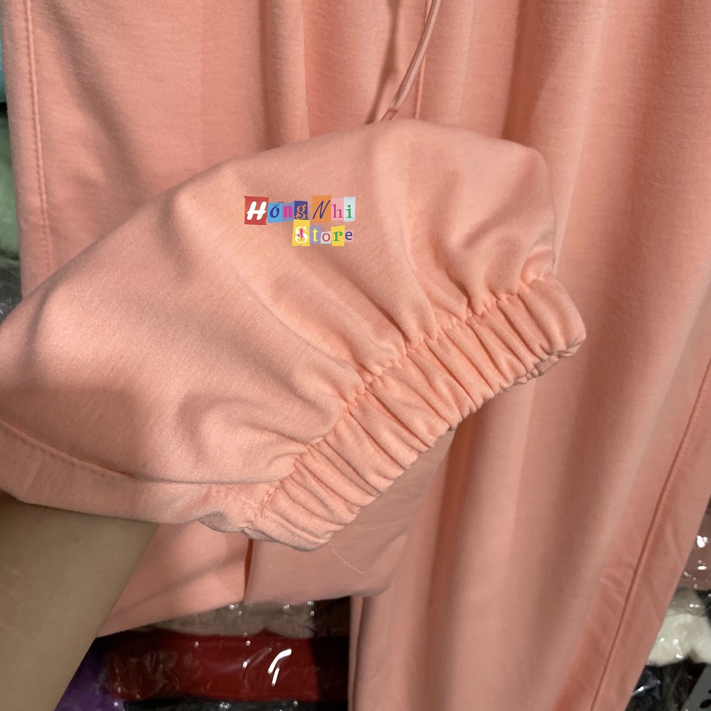 Quần Jogger Basic Pant Ulzzang Unisex Jogger Trơn Bo Lai Màu Hồng Dáng Rộng Nam Nữ - MM