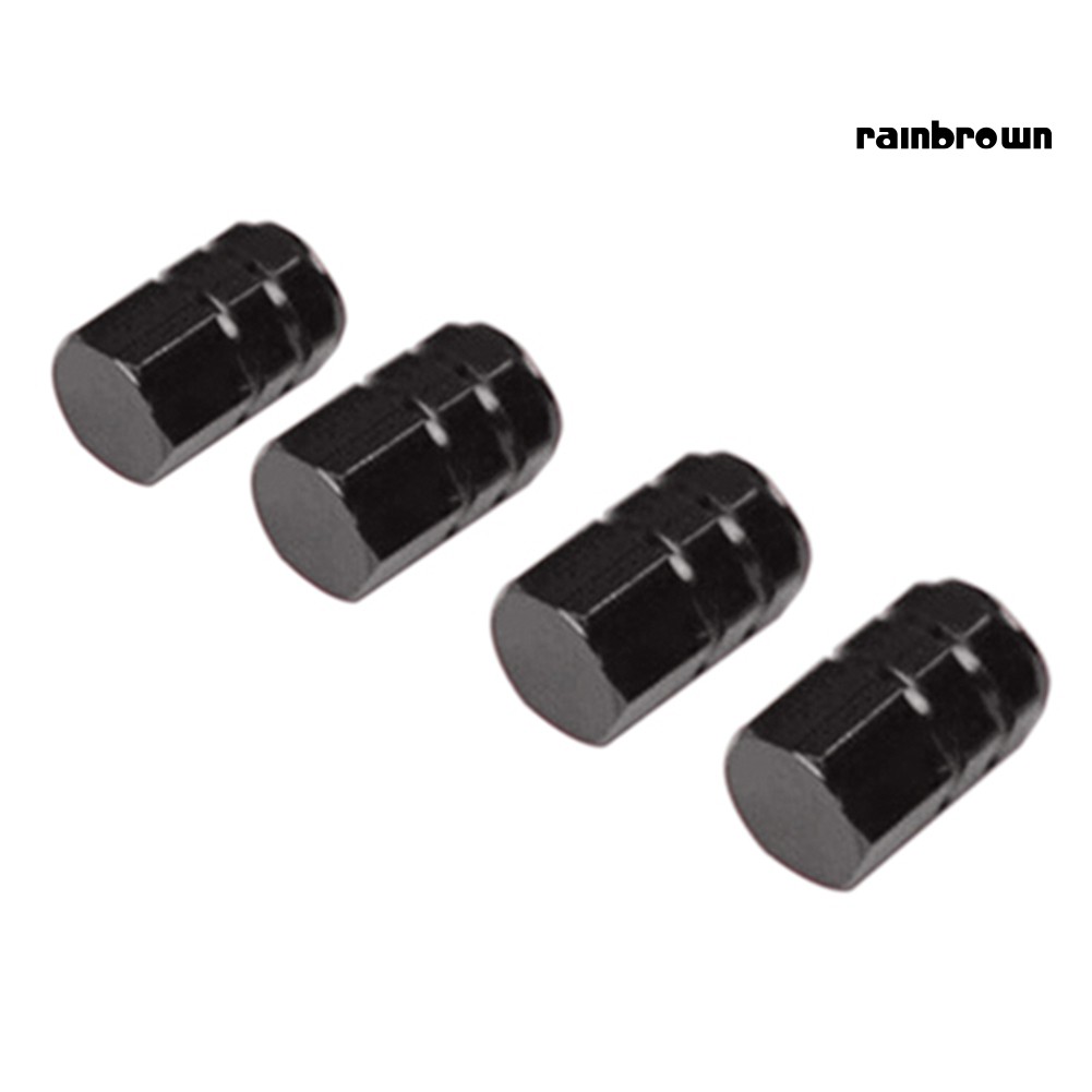Set 4 Nắp Đậy Van Lốp Bằng Nhôm Tiện Dụng Phù Hợp Cho Xe Ô Tô / Xe Tải