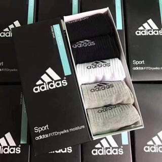 TẤT NAM🌟FREESHIP🌟TẤT CAO CẤP NIKE - ADIDAS (hộp 5 đôi trộn màu)