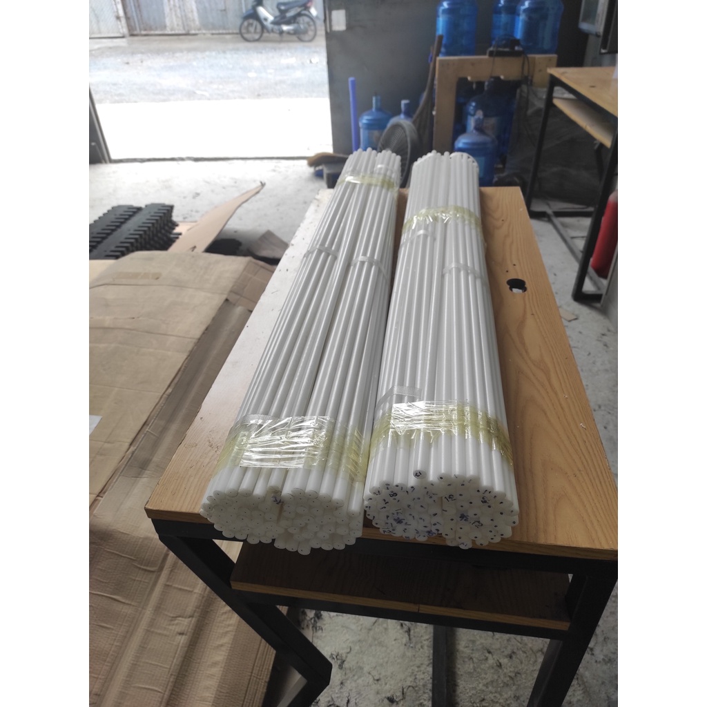 Thanh nhựa POM Hàn Quốc phi tròn đặc D8x1000, D10x1000, D12x1000 và D15x1000mm