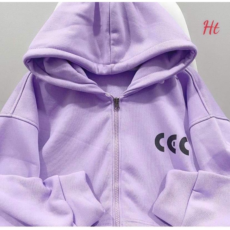 ÁO KHOÁC NỈ COTTON CCC HT12, Áo nỉ Unisex from rộng, Chất nỉ ấm mặc không xù, thiết kế phong cách - MODY