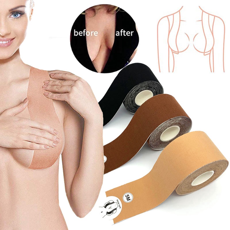 [Hàng có sẵn tại TPHCM] Cuộn Băng Dán Nâng Ngực Có Thể Tạo Nhiều Kiểu Đa Dụng Cho Nữ
