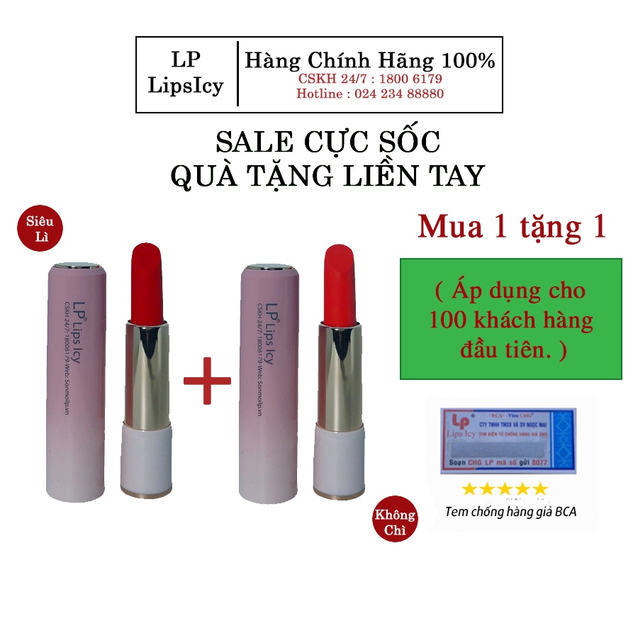 Son Lì Không Trì Siêu Mượt Mềm Mịn Dưỡng Môi [ DÙNG ĐƯỢC CHO BÀ BẦU] | BigBuy360 - bigbuy360.vn