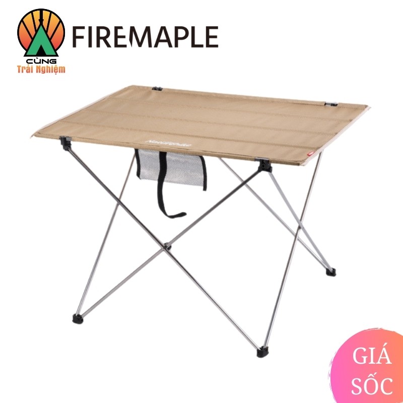 Bàn Xếp Dã Ngoại Di Động Size Lớn Cầm Tay Cho Du Lịch Picnic Cắm Trại Câu Cá NatureHike NH20JJ020