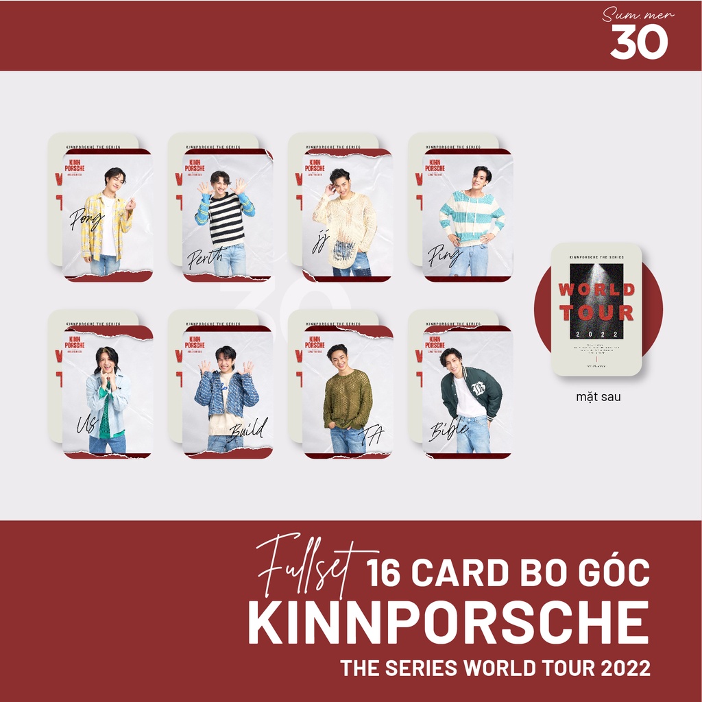 Sum.mer30 -  CARD BO GÓC KINNPORSCHE the series world tour 2022