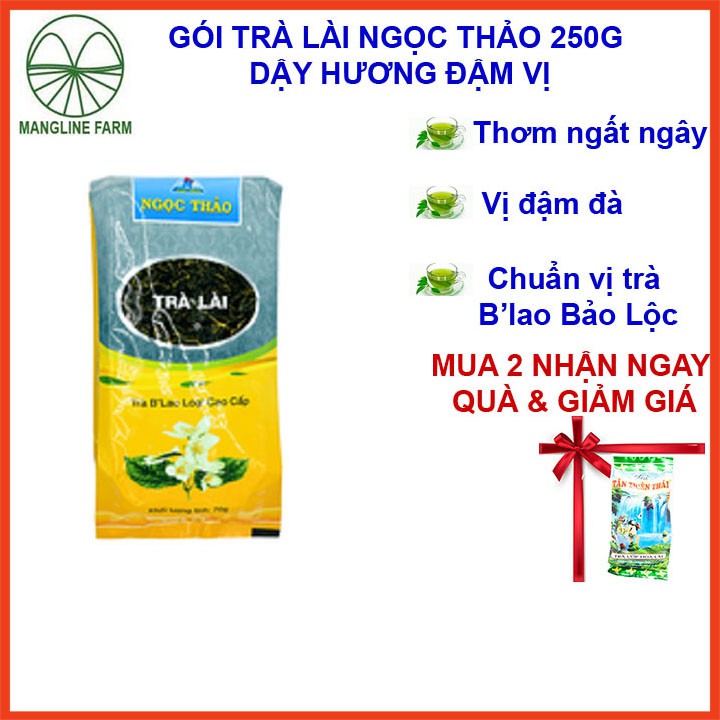 Trà lài Ngọc Thảo 250g đồ uống thơm ngon đặc sản Đà Lạt