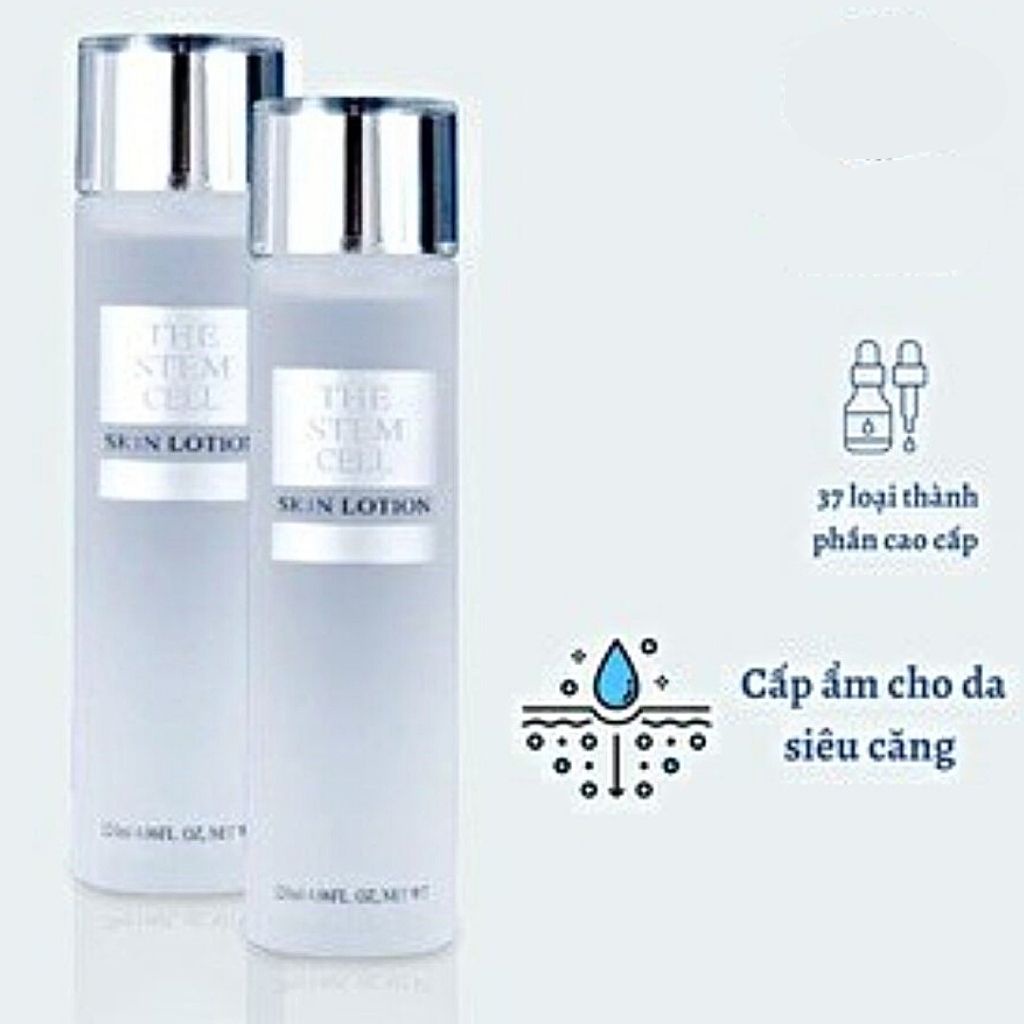 Nước Hoa Hồng Toner 120ml Se Khít Lỗ Chân Lông Dưỡng Da Căng Bóng-The Stem Cell Skin Lotion.