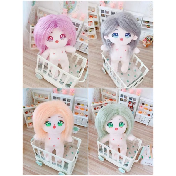 Búp bê tóc tơ nhiều màu không thuộc tính