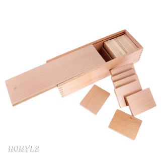 Kids Children Weight Training Box Montessori Sensoial Wooden Toy Xmas Gift