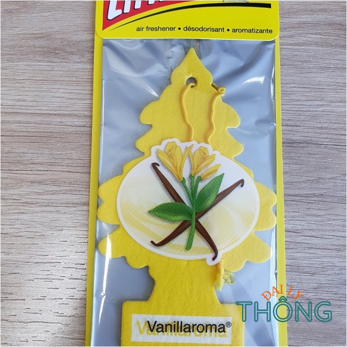 Cây Thông Thơm - Lá Thông Thơm LITTLE TREES Treo Xe, Khử Mùi Trên Xe Ô Tô, Phòng Ngủ, Tủ Quần Áo