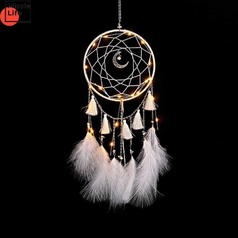 Dream Catcher Gắn Đèn Led Trang Trí