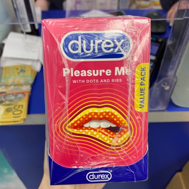 Bao cao su Durex Pleasure Me Condoms 30 cái Úc