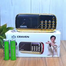 Loa Craven CR-836S , 836S Nghe Nhạc Thẻ Nhớ, USB, FM Chính Hãng Có Đèn PIN, Cắm Tai Nghe