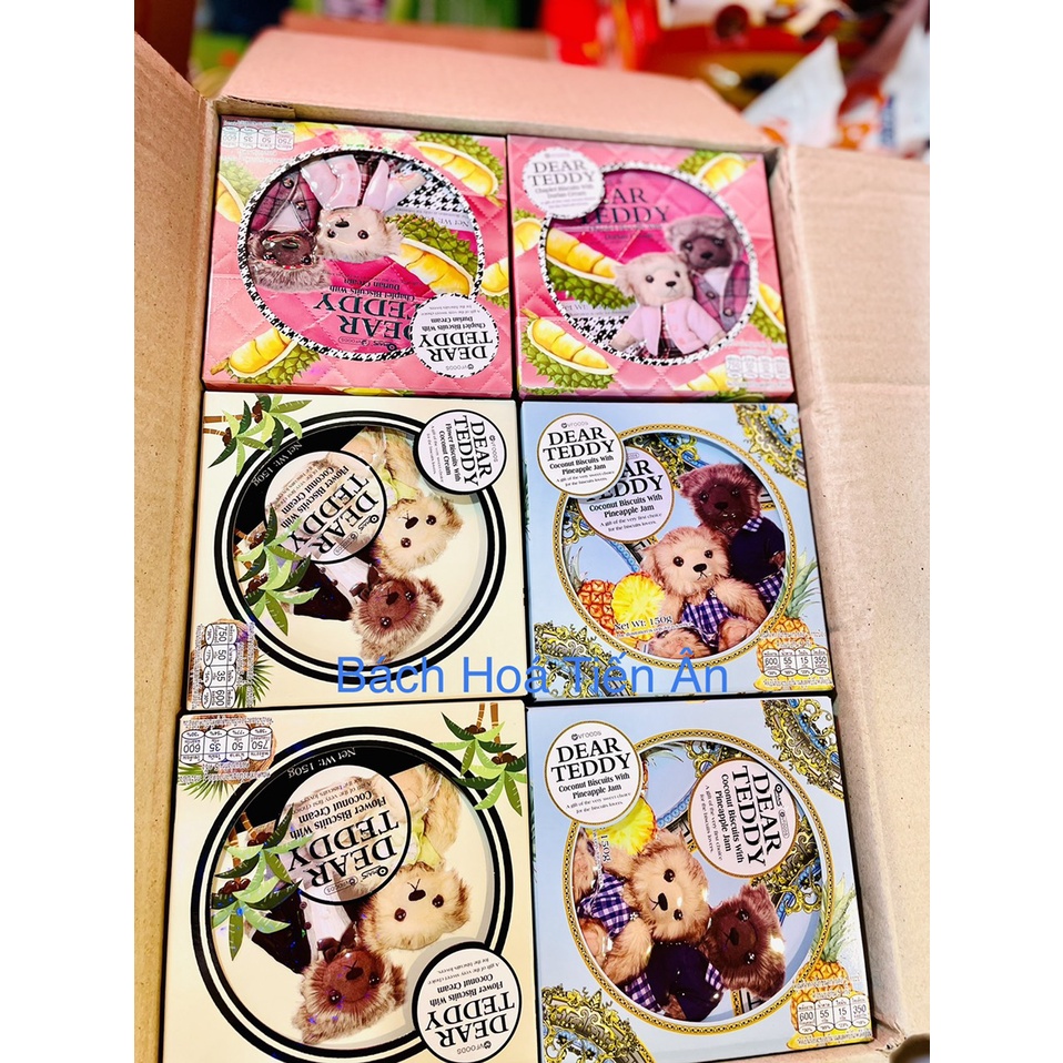 BÁNH THIẾC GẤU DEAR TEDDY Hộp Thiếc 150g - Thái Lan