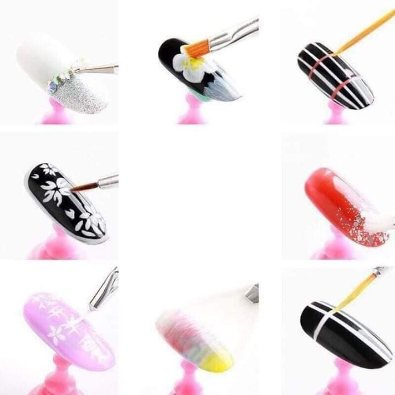 Bộ cọ đầy đủ cơ bản dành cho người mới học Nail