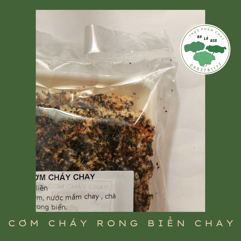 Cơm cháy rong biển chay giòn, đậm gia vị 180gr