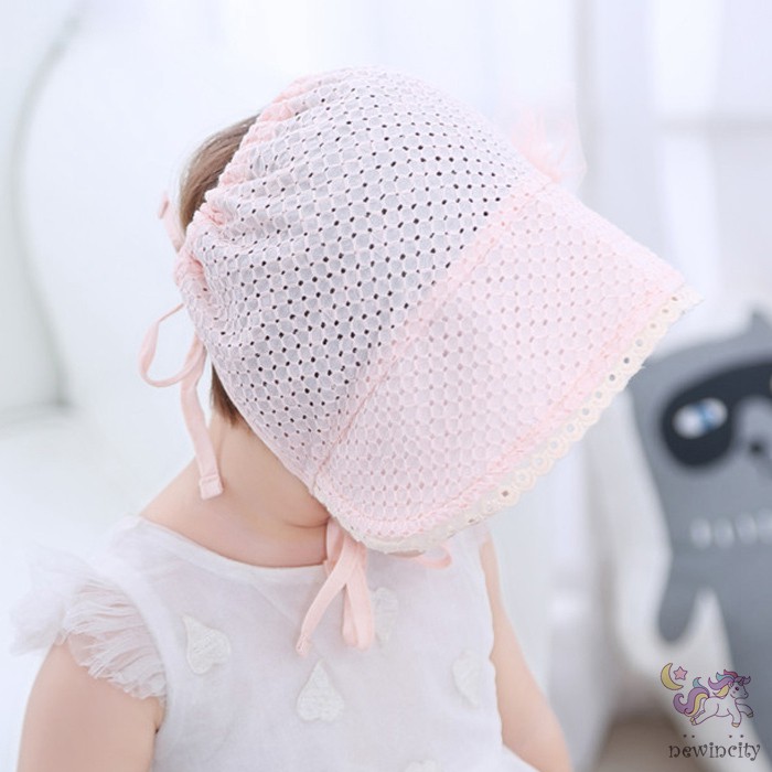 Mũ len mềm giữ ấm cho bé sơ sinh phong cách công chúa