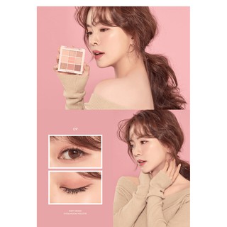 [SOFL CORAL] Phấn Mắt 9 Màu Peach C Soft Mood Eyeshadow Palette