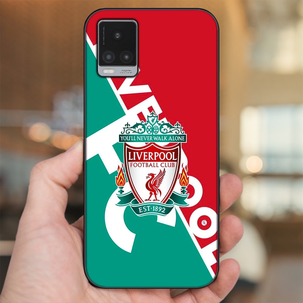 Ốp lưng Vivo V20 viền đen in hình Liverpool FC