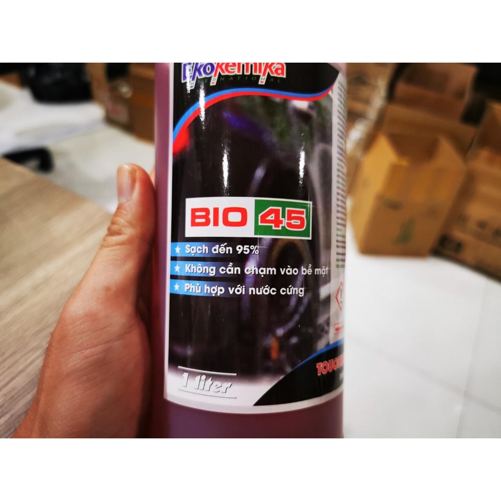 Nước Rửa Xe Không Chạm Bio 45 Ekokemika Làm Sạch Xe Hiệu Quả 1L