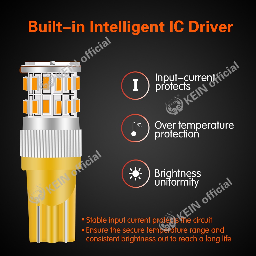 Đèn Led 36SMD T10 W5W 194 168 501 Ánh Sáng Trắng Chuyên Dụng Cho Ô Tô
