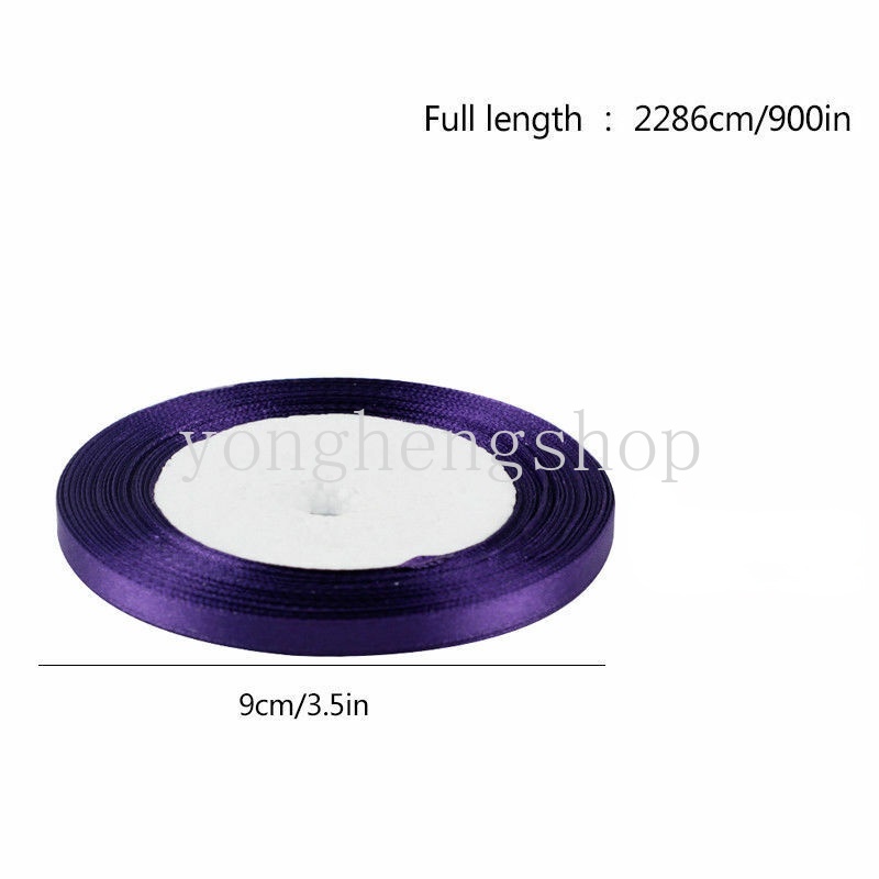 Cuộn Dây Ruy Băng Vải Satin 60Mm Dùng Trang Trí Giáng Sinh