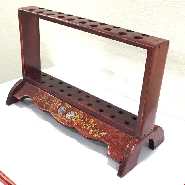 Giá Đũa HAHANCO Cắm Đũa Thờ Gỗ Hương Khản Trai Hình Chữ Nhật