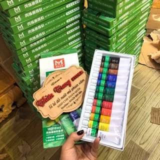 Set mực vẽ cọ bản