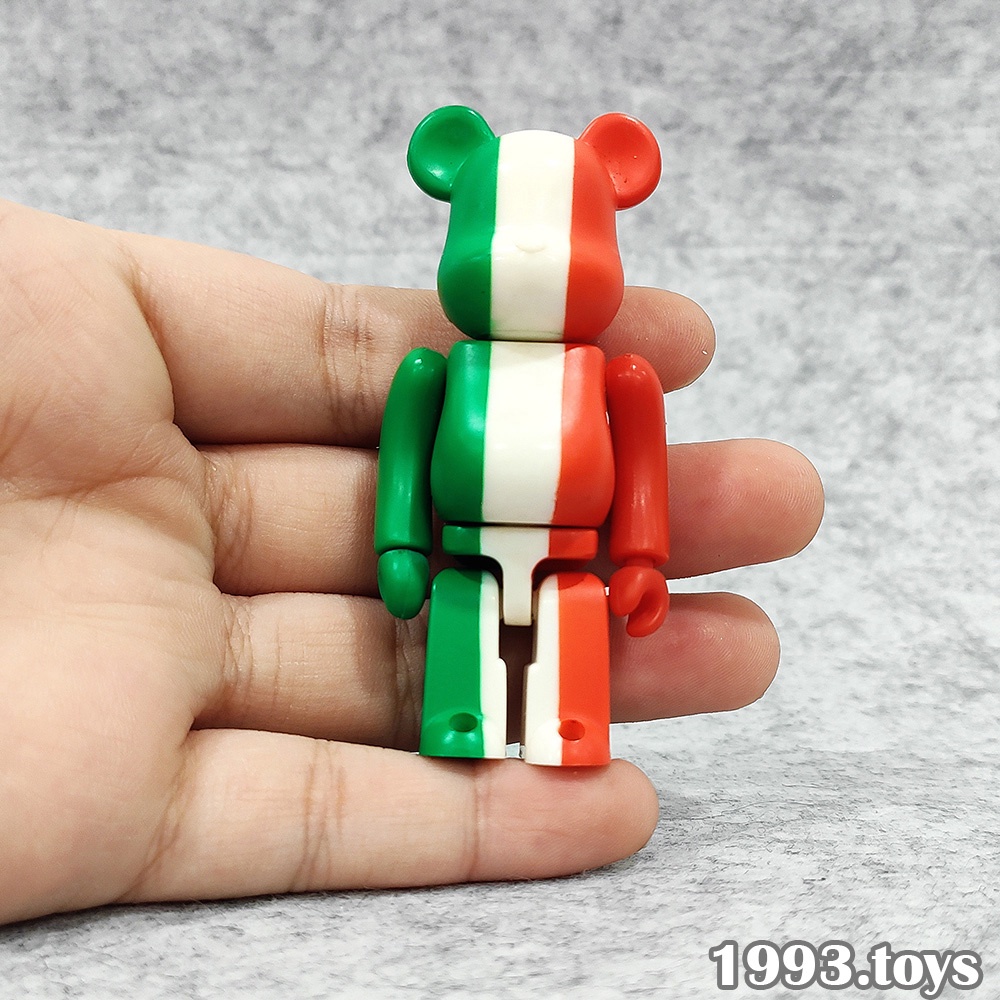 Mô hình gấu bụng phệ Beabrick 100% Series 5 - Flag Italia