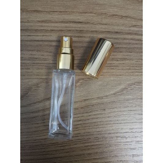 Lọ chiết nước hoa du lịch 10ml (chai chiết nước hoa thủy tinh 10ml vuông)