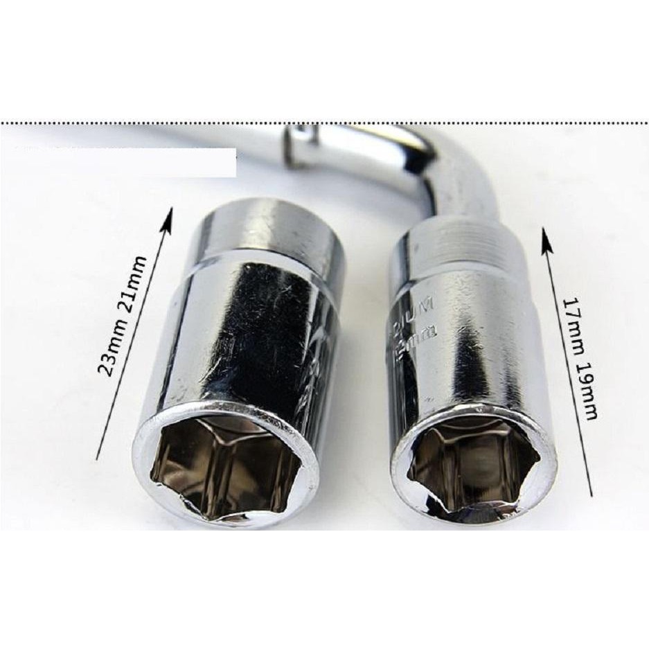 Bộ tay công và 4 đầu lục giác thay lốp ô tô, sửa xe máy… - HV Store 439