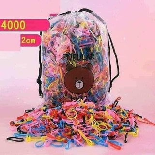 set túi thun cột tóc gấu 4000 sợi