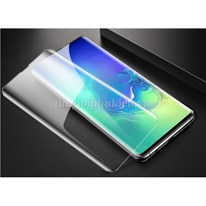 Tấm kính cường lực SamSung Galaxy S10 S10 Plus S10 5G trong suốt full keo UV