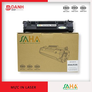Hộp mực in 49a/53a - saha - hộp mực dùng cho máy in hp: laser 1160, 1320 / p2014, p2015, canon: lbp 3300 , 3310