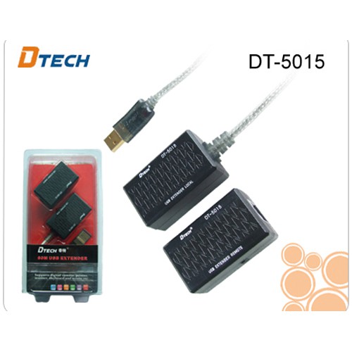 Bộ khuếch đại USB qua Lan 60m Dtech DT-5015