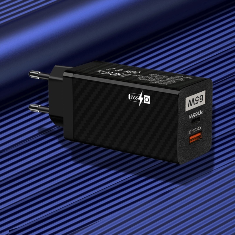 Củ Sạc Nhanh NAMA US / EU 65W Cho QC 3.0 PD USB C USB Type C