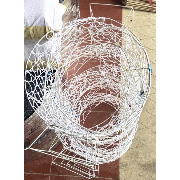 Giỏ cắm hoa, giỏ vầng Trăng đẹp, cắm hoa tươi,hoa giả quà tặng