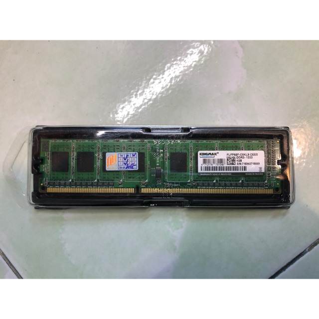 Ram Kingmax DDR3 4GB Bus 1600 chính hãng renew BH 3 năm