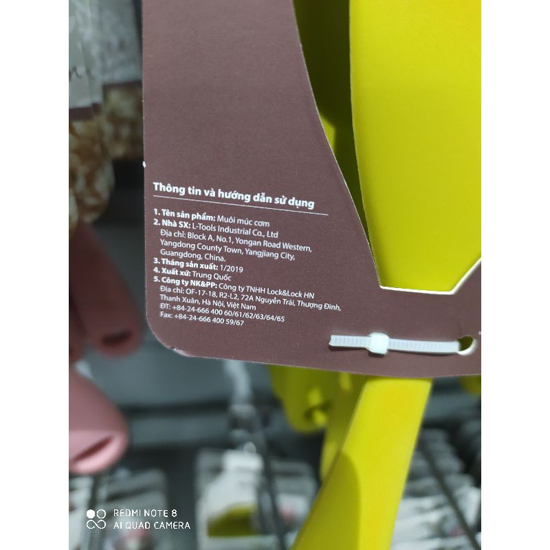 Muôi múc cơm  Lock&Lock bằng Silicone CKT207