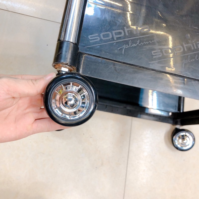 Bánh xe không bám tóc cho ghế,xe đẩy,máy uốn,máy hấp tóc.