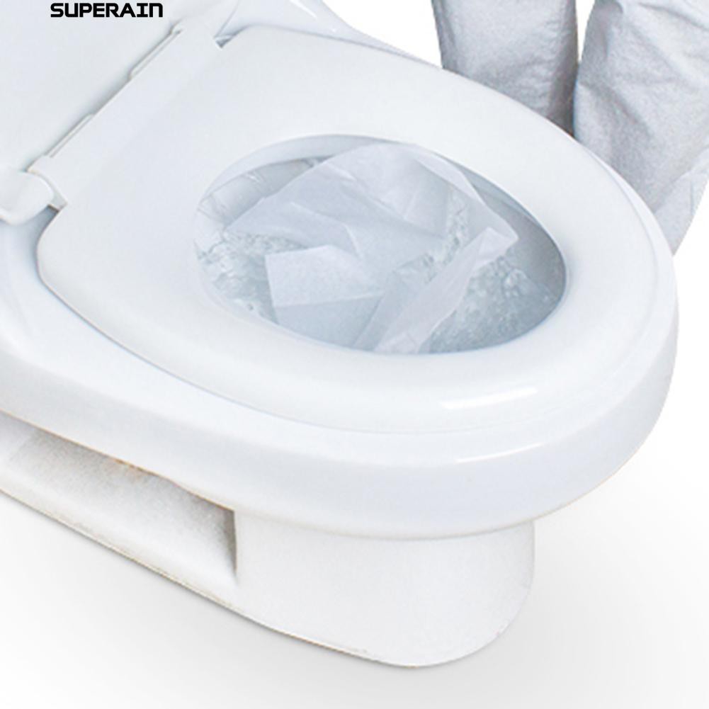 Set 10 Tấm Lót Bệ Ngồi Toilet Dùng Một Lần Tiện Dụng Khi Đi Du Lịch