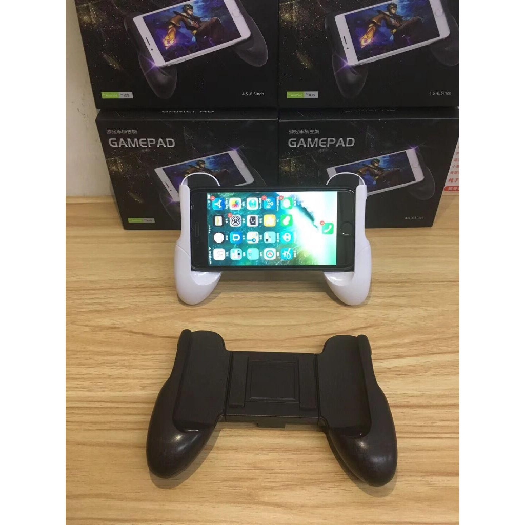 Tay cầm kẹp điện thoại Gamepad tay cầm chơi game liên quân Game BUPG cho màn hình đến 6.5 Inch Detek Phặn Phặn