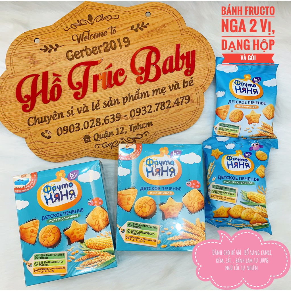 Bánh quy ăn dặm Fructo